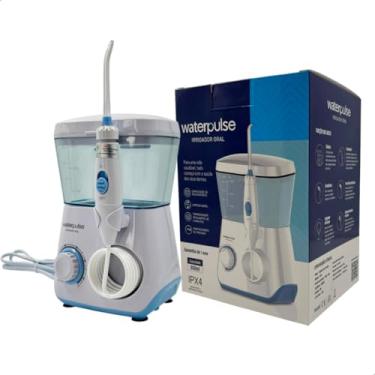 Imagem de Irrigador Oral Portátil WATERPULSE WP62, 10 Níveis de Pressão, 600 ml, 8 Bicos, Bivolt – Limpeza Bucal Profunda para Aparelhos e Implantes