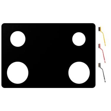 Imagem de bezoku Capa de fogão para protetores de fogão a gás Whirlpool de 76 cm, modelo WFG515S0JW WFG515S0EW WFG515S0JB WFG515S0ES WFG515S0MS, forro protetor de salpicos reutilizável de 0,5 mm atualizado