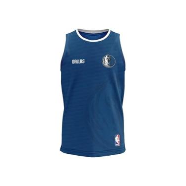 Imagem de Braziline Camiseta Dallas Mavericks Blooming, Azul, G