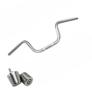 Imagem de Guidão Cargo Cromado Produzido em Material Leve e Resistente com Rosca