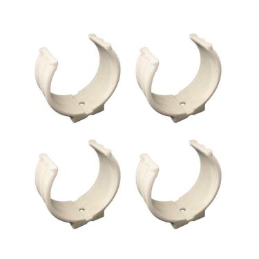 Imagem de Kit 4 Abraçadeira Impacto Cano Tubo 100Mm 4`` Branca Estrela