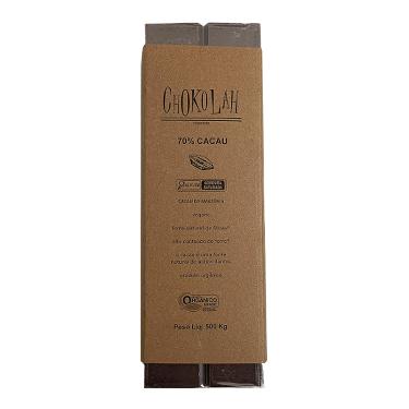Imagem de Chocolate 70% Cacau com Açúcar Demerara Orgânico CHoKolaH 500g