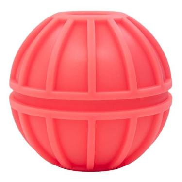 Imagem de Brinquedo Bola Porta Petisco Frisada Grande Cachorro Pet 8cm - Jaraguá
