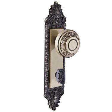 Imagem de Fechadura Banheiro Bola Oxidado Colonial Aliança - Aliança Metalúrgica