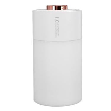 Imagem de ASHATA Difusor de óleo Essencial de 300ML, Umidificador Silencioso de Difusor de Aromaterapia Com Luz Ambiente e Temporizador, para Quartos, Escritório e Casa (Branco)