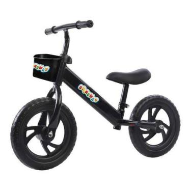 Imagem de Bicicleta Balance Aro 12 Importway Sem Pedais Equilíbrio Preta