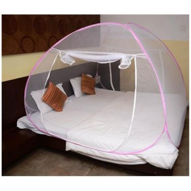 Imagem de Mosquiteiro Tenda Cama Casal E Queen Dobrável E Portátil