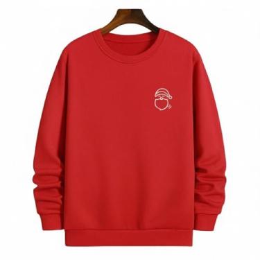 Imagem de Moletom Vermelho Celebrando o Seu Natal Da Melhor Forma. - TRAJANO STO