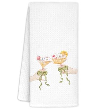 Imagem de YTRGI Toalhas de mão engraçadas Mahjong Margarita Tequila decoração de festa para banheiro cozinha, presentes de tequila Mahjong Margarita para mulheres, inauguração de casa, aniversário, Natal