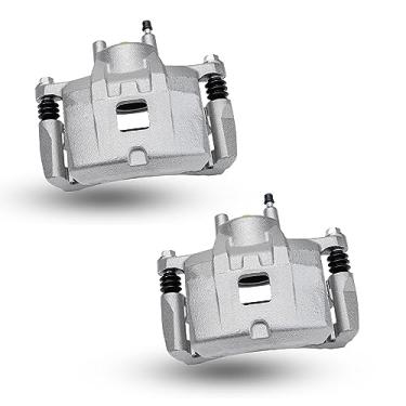 Imagem de 2 pinças de freio dianteiras esquerda + direita com suporte serve para Chrysler 200 Cirrus Sebring 2008-2014 Dodge Avenger Caliber 2007-2017 Jeep Compass Patriot 18B5032 18B5033