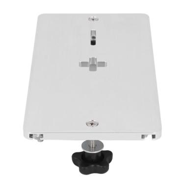 Imagem de Placa Giratória de Serra Elétrica, Bucha Central Precisa, Placa de Inserção de Mesa de Roteador de Liga de Alumínio, Carpintaria de Alta Precisão, Estável e Segura para Marcenaria