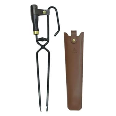 Imagem de Baoblaze Pinça para lenha, pinça para fogueira, para lareira, para churrasqueira.