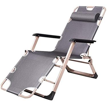 Imagem de Cadeira relaxante de escritório com varanda com gravidade zero, 3 engrenagens ajustáveis, tecido respirável e confortável, gramado dobrável