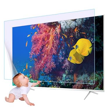 Imagem de Protetor de tela para TV Reduce, superfície fosca anti-radiação anti-arranhões 55/58/60/65/70/75 polegadas Película protetora universal / 75 pol. 1682 x 966 mm (55 pol. 1221 x 689 mm