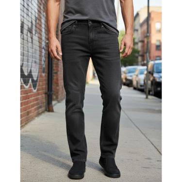 Imagem de Calça Jeans Masculina Reta Com Elastano Vilejack VMCI0132-Masculino
