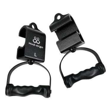 Imagem de KiBcsLic Conjunto de 2 Barras de Exercícios para Flexão de Braço e Puxada Lat, Suporte para Treinamento de 136 kg (300 libras), Acessório de Treinamento