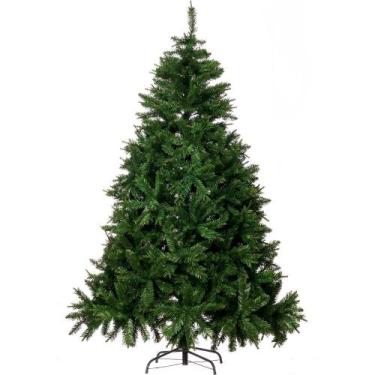 Imagem de Árvore de natal pinheiro ártico verde sem neve 210cm c/ 1740 galhos - 