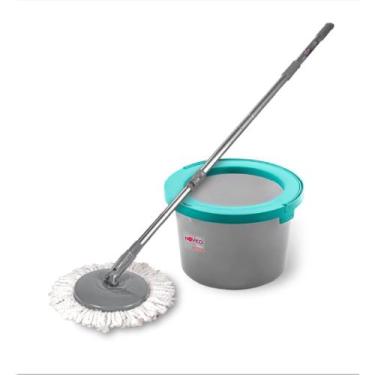 Imagem de Mop Easy 12L Noviça Bettanin, Verde Tiffany e Prata