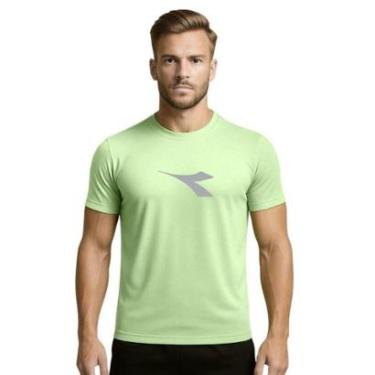 Imagem de Camiseta Diadora Big Logo Masculina - Verde XGG-Masculino