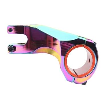 Imagem de Mesa de guidão para bicicleta de estrada/montanha em liga de alumínio CNC, 90 mm, 31,8 x 28,6 mm, para XC, MTB e AM. Acessórios para bicicletas.(Rainbow 70mm)