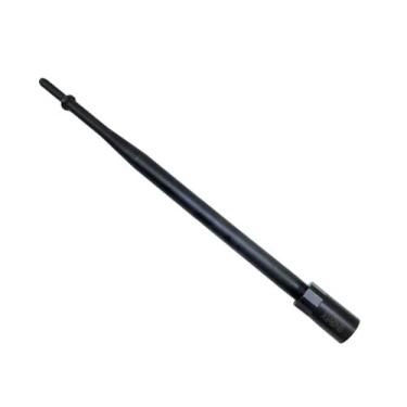 Imagem de Eixo de extensão de martelo pneumático, 0,401 polegadas macho para 0,401 polegada fêmea, alcance efetivo de 35,5 cm, comprimento total de 40,6 cm, aço 42CrMo para demolição resistente e reparo