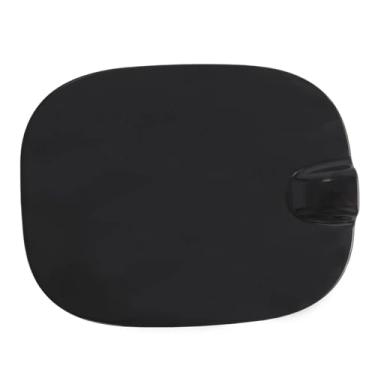 Imagem de Tampa do bocal de abastecimento de combustível (1 unidade), preta ou branca, compatível com Chevrolet Silverado 1500 LTD Crew Cab 5.8 ft (2019-2024), código 84126524(Black)