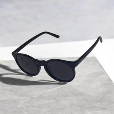 Imagem de Oculos de Sol Redondo Preto Esportivo Casual Luxo Elegante Summer Pro Skyline Blackout-Unissex