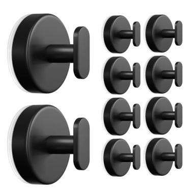 Imagem de Ganchos de ventosa para chuveiro: gancho de parede forte de 6,8 kg para banheiro, porta da frente, vidro, janela, trailer, suporte para toalha, guirlanda de Natal, casaco, bucha, impermeável e