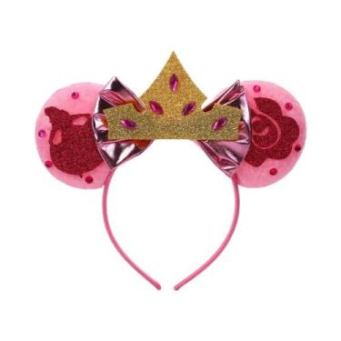 Imagem de Tiara De Orelhas Do Mickey Da Disney Para Mulheres, Acessórios De Cabe