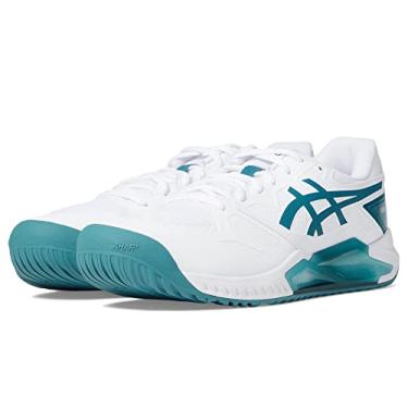 Imagem de ASICS Tênis masculino Gel-Challenger 13, 14, branco/veludo pine, Branco/veludo pinho, 46