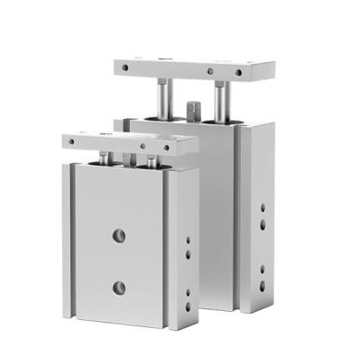 Imagem de Cilindro pneumático TR6 TR10 para peças de máquina de máscara 6/10/16/20/25/32 mm furo com curso magnético de 10-50 mm dupla ação 1 peça (TR10x60)