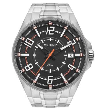 Imagem de Relógio Masculino Eternal Orient Prata Mbss1442 Posx