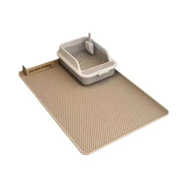 Imagem de Tapete Para Gato Grande 60X90Cm, Dupla Camada, Impermeável E Antiderra