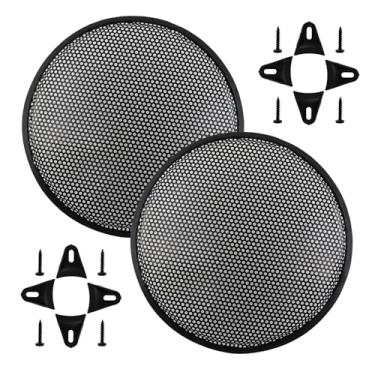Imagem de Modengzhe Capa de grade de alto-falante, grade de subwoofer de 12 polegadas protetora para alto-falante de carro, áudio doméstico, pacote com 2