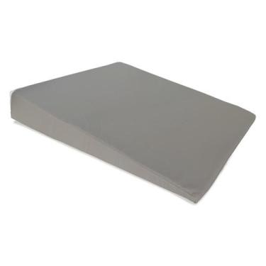 Imagem de Capa para Travesseiro Anti Refluxo Adulto 70x80x15cm 100% Algodão Cinz