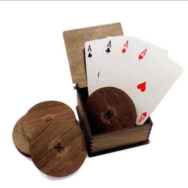 Imagem de Carta Fácil Suporte Segurador Ajustavel De Baralho E Cartas Com 4 Un.