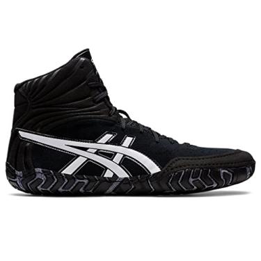 Imagem de ASICS Tênis de luta livre masculino Aggressor 5, Preto/branco, 36