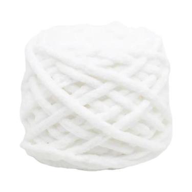 Imagem de Linha De Tricô Chenille Macia 4PCS 400g Algodão Linha De Gelo DIY Lã P