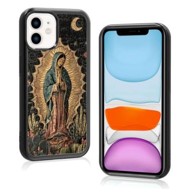 Imagem de Seconddog Nossa Senhora de Guadalupe Virgem Maria Cactus Padrão Estética Capa de Telefone Compatível com iPhone 16 Pro Max, Capa de TPU Macio Exclusiva para Adolescentes Meninas Mulheres Crianças