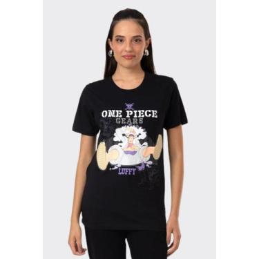Imagem de Camiseta One Piece Gear 5 Luffy Imperador - PITICAS, P, PRETO, Unissex