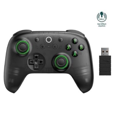 Imagem de 8Bitdo Ultimate 2C Wireless Controller for Windows PC and Android, with 1000Hz Polling Rate, Hall Effect Joysticks and Hall Triggers, and Remappable L4/R4 Bumpers (Transparent Black)