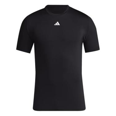 Imagem de adidas Camiseta masculina Techfit manga curta GG preta