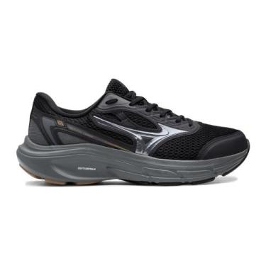 Imagem de Tênis Mizuno Hawk 6 Masculino, 40, Preto, Cinza
