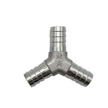 Imagem de Conexões de mangueira tipo Y de aço inoxidável 304 6 mm - 40 mm 3 vias 4 vias acoplamento farpado (2,13 mm)