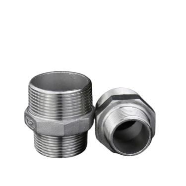 Imagem de 1/20.3 cm 1/10.2 cm 3/20.3 cm 1/5.1 cm 3/10.2 cm 2.5 cm BSPT bocal redutor sextavado macho 304 encaixe de tubulação água gás óleo (NO11)