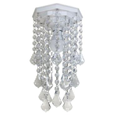 Imagem de Lustre de cristal acrílico alto brilho - Design moderno