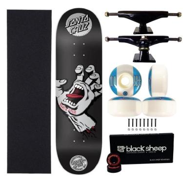 Imagem de Skate Santa Cruz Profissional Montado 8.0 Abec 15 Truck 139m-Unissex