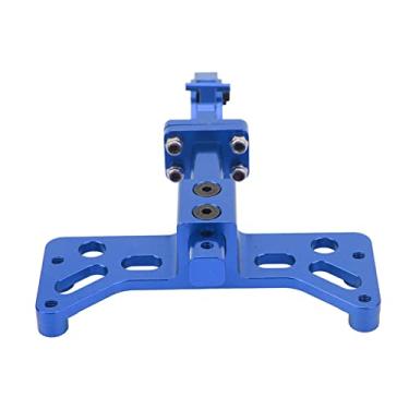 Imagem de Gancho de reboque RC Liga de alumínio Suporte de engate de reboque leve ajustável para SCX6 1/6 Acessórios para carro com controle remoto Atualização de tração de veículo (Azul)