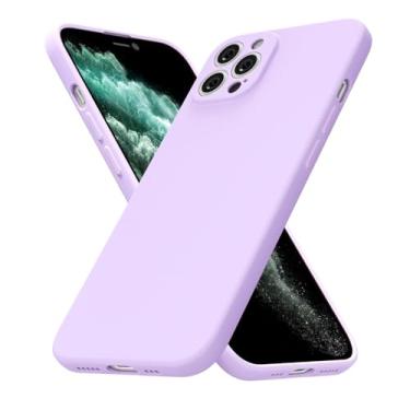 Imagem de uvcoat Capa de silicone para iPhone 11 Pro Max, capa fina de gel de borracha macia para mulheres e meninas, linda capa de telefone de TPU fosco com proteção total da câmera, design simples minimalista