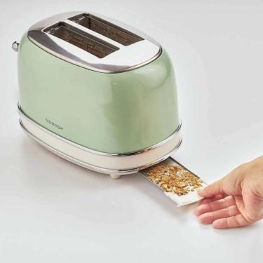 Imagem de Torradeira Elétrica Ariete Vintage Verde 6 Níveis 750W Linha Retrô Modelo 155 220V